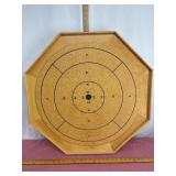 Octagonal Wooden Crokinole Board