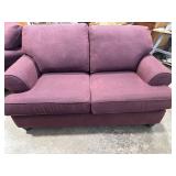 Purple Two-Seat Sofa