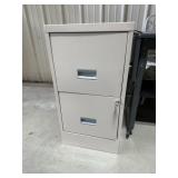 Two-Drawer Metal File Cabinet