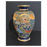 Satsuma Japanese hand painted vintage vase 10?