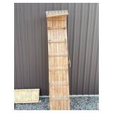 Wooden Toboggan with Rope Handle