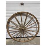 Wooden Wagon Wheel