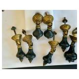 Antique East Lake Victorian pulls. Circa 1880,