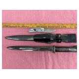 Military Bayonet and Folding Knife Set