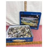 Ford Thunderbird Puzzle in Tin