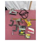 Staple Guns, C-Clamps, and Staples