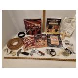 Leather Tools, Belt Stock and Reference Books ï¿½