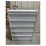 White 5-Drawer Dresser