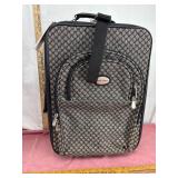 Patterned Rolling Travel Case