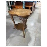 Carved Wooden Accent Table