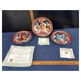 Three Coca-Cola Collectible Plates