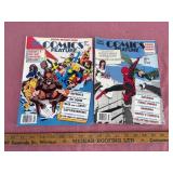 Two Comics Feature Magazines