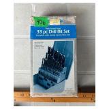 33-Piece High Speed Steel Drill Bit Set