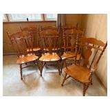 seven Roxton Wooden Chairs