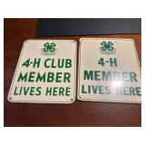4-H Club Member Signs Set