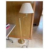 Brass Swing Arm Floor Lamp