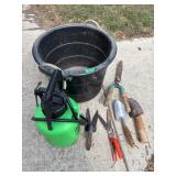 Gardening Tool Set with Bucket