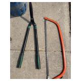 Gardening Shears and Bow Saw Set