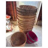 Stack of Wooden Baskets