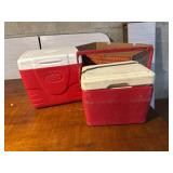Two Coleman Coolers