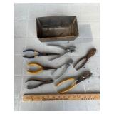 Pliers Set with Metal Box