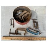 Various C-Clamps