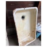 cast iron Utility Sink With Wear