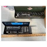 Two Vintage Socket Wrench Sets