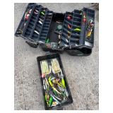 Fishing Tackle Box With Lures