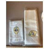 Irish Linen Damask Napkins Set