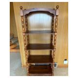 Five-Tier Wooden Shelf Unit