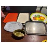 Trays and Bowl Lot