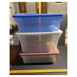 Stackable Plastic Storage Bins