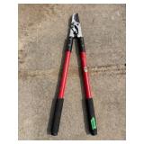 Bypass Pruning Loppers with Red Handles