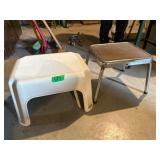 Two Step Stools in Various Materials