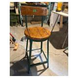 Wood and Metal Counter Stool