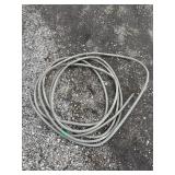Long Gray Rubber Hose Coil