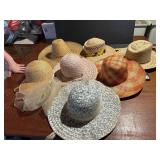 Straw and Fabric Hats