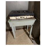 Vintage Table with Stove Unit