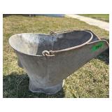 Galvanized Metal Grain Scoop