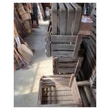 Stack of Wooden Crates (6)