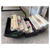 Plastic Tackle Box with Contents