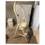White Two-Step Folding Ladder