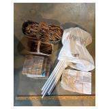 Wooden Clothespins and Poles