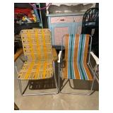 Two Vintage Folding Chairs