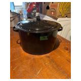 Black Speckled Stock Pot