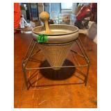 Metal Cone Strainer with Stand