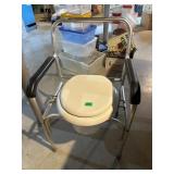 Portable Steel Frame Commode Chair