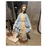 Weighted Plastic Religious Figurine