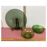 Green Glass Bowls